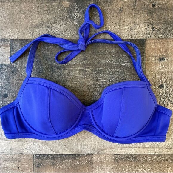 Victoria’s Secret Original 2011 Swim Push Up Halter Bikini Top Size 34B - Picture 2 of 7